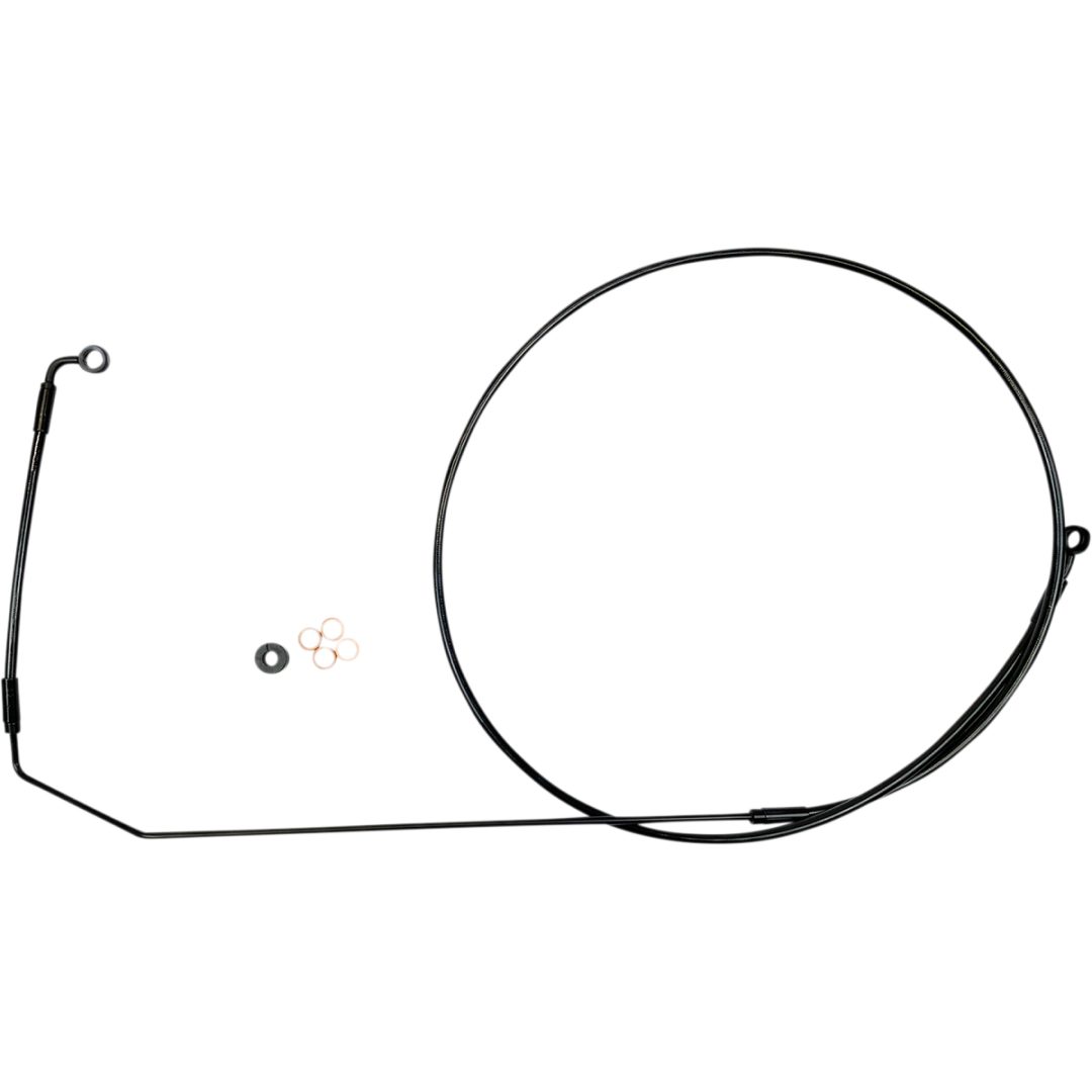 Bremseslange Xr Rustfrit Dot Sort Pearl MAGNUM SHIELDING