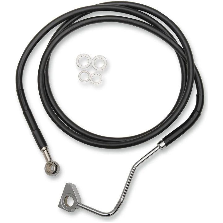Bremseslangesæt Rustfrit Stål Sort DRAG SPECIALTIES – billede 3