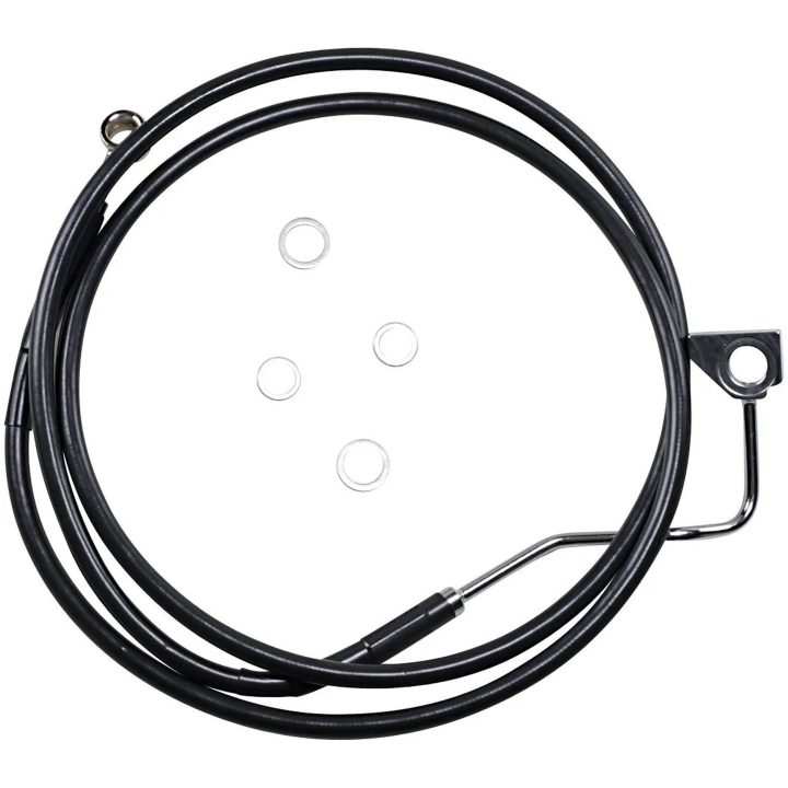 Bremseslangesæt Rustfrit Stål Sort DRAG SPECIALTIES – billede 4