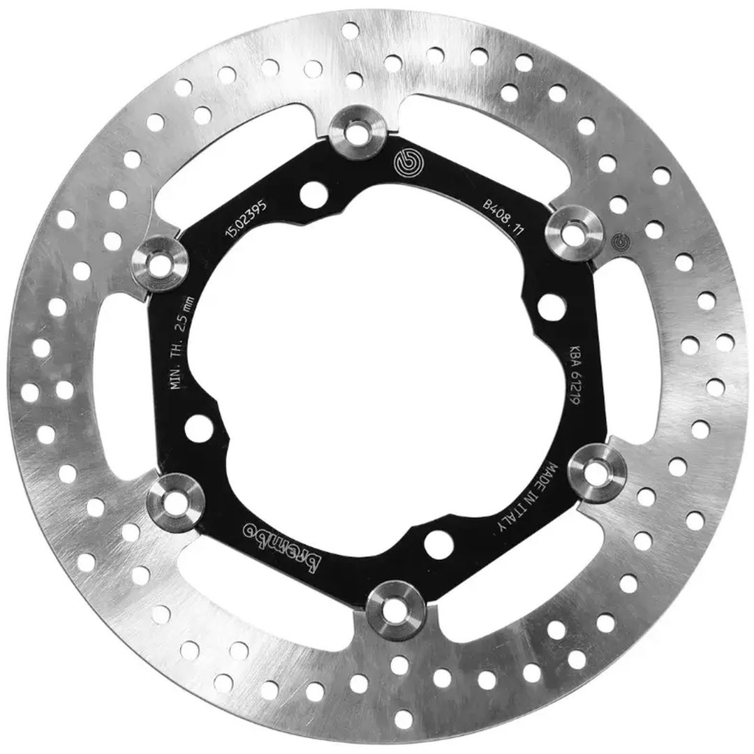 Bremsskive Flydende Serie Oro Prime Line Boret Rustfrit Stål BREMBO