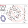 Bremsskive Flydende Serie Oro Prime Line Boret Rustfrit Stål BREMBO – miniature 2