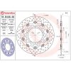 Bremsskive Flydende Serie Oro Prime Line Boret Rustfrit Stål BREMBO – miniature 2