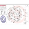 Bremsskive Flydende Serie Oro Prime Line Boret Rustfrit Stål BREMBO – miniature 2