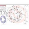 Bremsskive Flydende Serie Oro Prime Line Boret Rustfrit Stål BREMBO – miniature 2