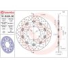 Bremsskive Flydende Serie Oro Prime Line Boret Rustfrit Stål BREMBO – miniature 2