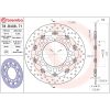 Bremsskive Serie Oro Prime Line Flydende Boret Rustfri Todelt BREMBO – miniature 2