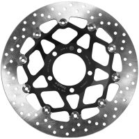 Bremsskive Serie Oro Prime Line Flydende Boret Rustfri Todelt BREMBO