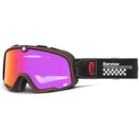 Briller Barstow Mirror Dark Red 100%