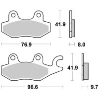 Bromsklossats Sintered Offroad SBS