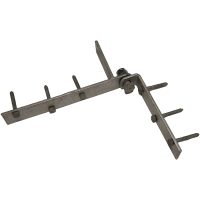 bryggbeslag kit hörn 300x300x40mm varmförzinkat stål Qvarken