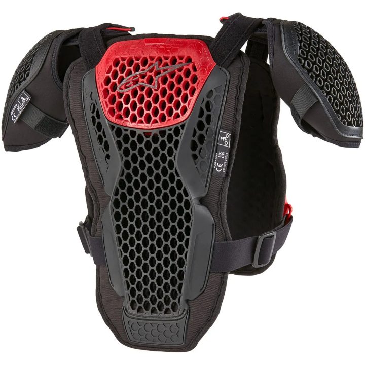 Brystbeskyttelse Børn B-act Sort/Rød ALPINESTARS Small/Medium – billede 2