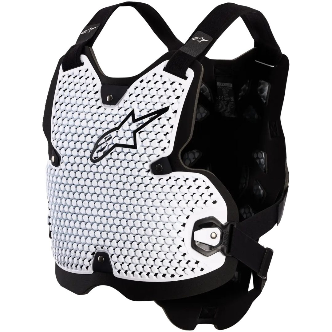 Brystbeskytter Bionic Action V2 Sort Hvid Alpinestars M/L
