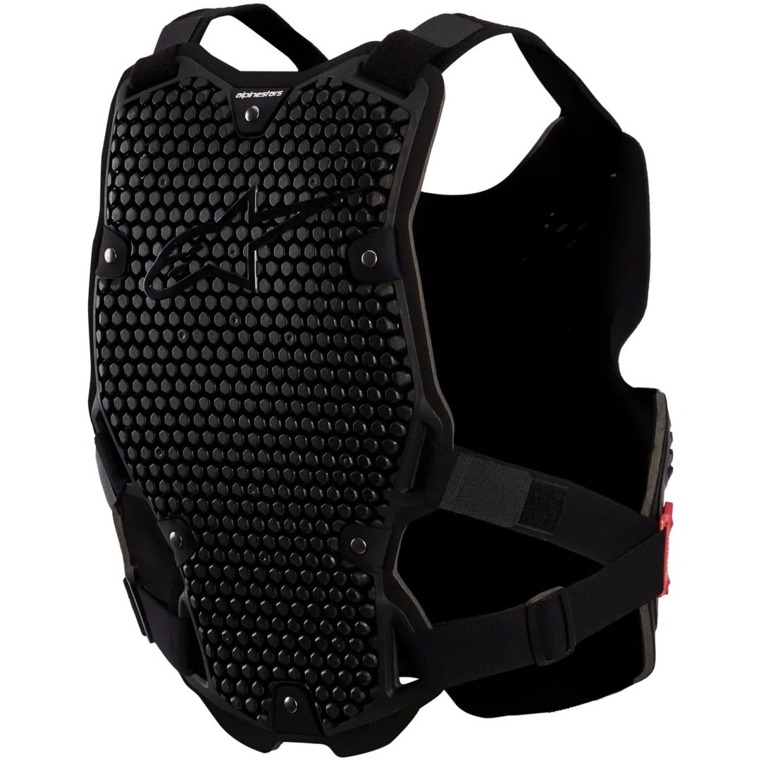 Brystbeskytter Bionic Action V2 Sort Rød Hvid Alpinestars M/L – billede 2