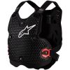 Brystbeskytter Bionic Action V2 Sort Rød Hvid Alpinestars M/L – miniature 1