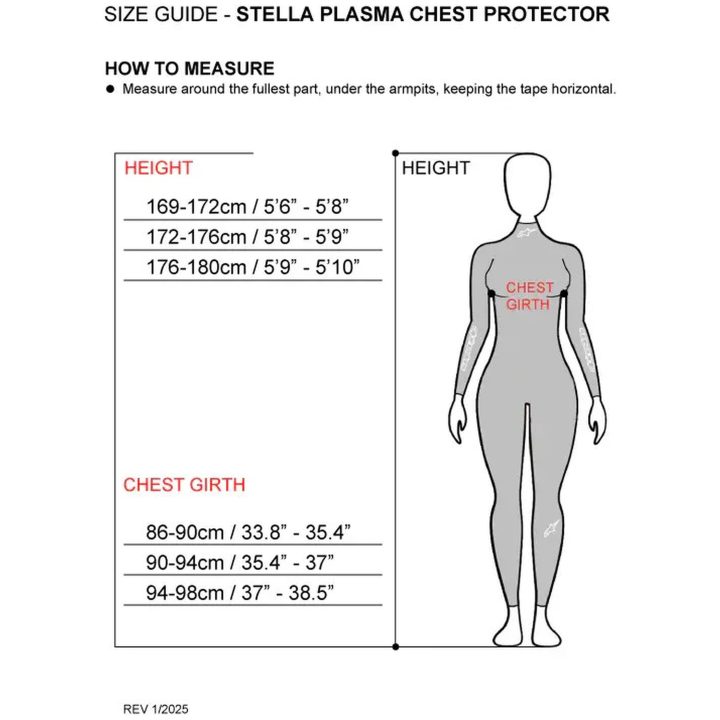Brystbeskytter Dame Stella Plasma Lilla Hvid Alpinestars s – billede 3