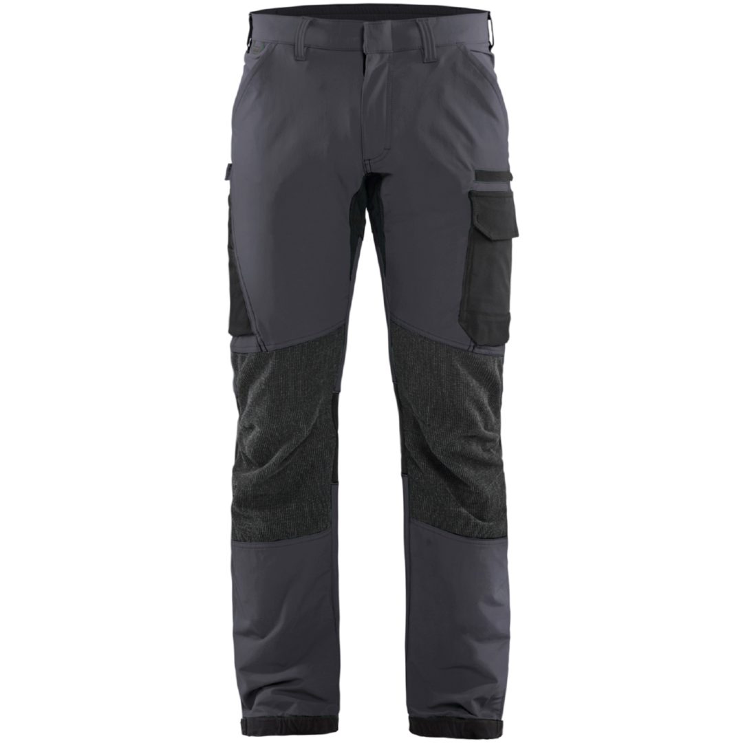 Bukser 14221645 Grå / Sort BLÅKLÄDER BUKSER 14221645 MELLEMGÅ/S 44