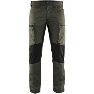 Bukser 14591845 Grøn / Sort BLÅKLÄDER