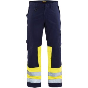 Bukser 14781514 Marine / Hivisgul BLÅKLÄDER