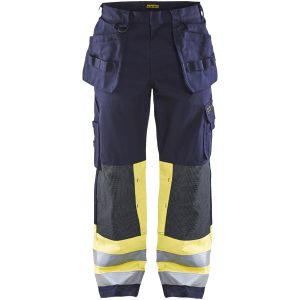 Bukser 14791514 Marine / Hivisgul BLÅKLÄDER
