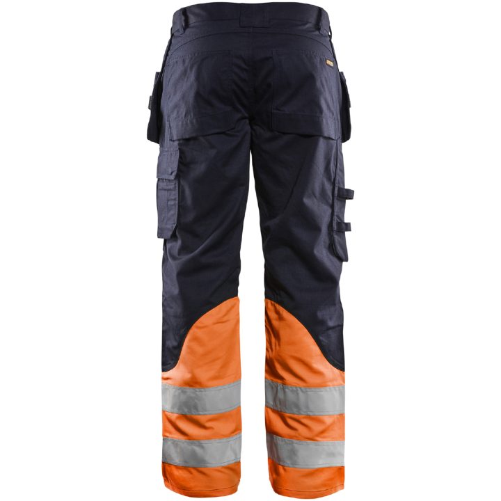 Bukser 14891513 Marine / Hivisorange BLÅKLÄDER BUKSER 14891513 MARINE/ORANGE 44 – billede 2