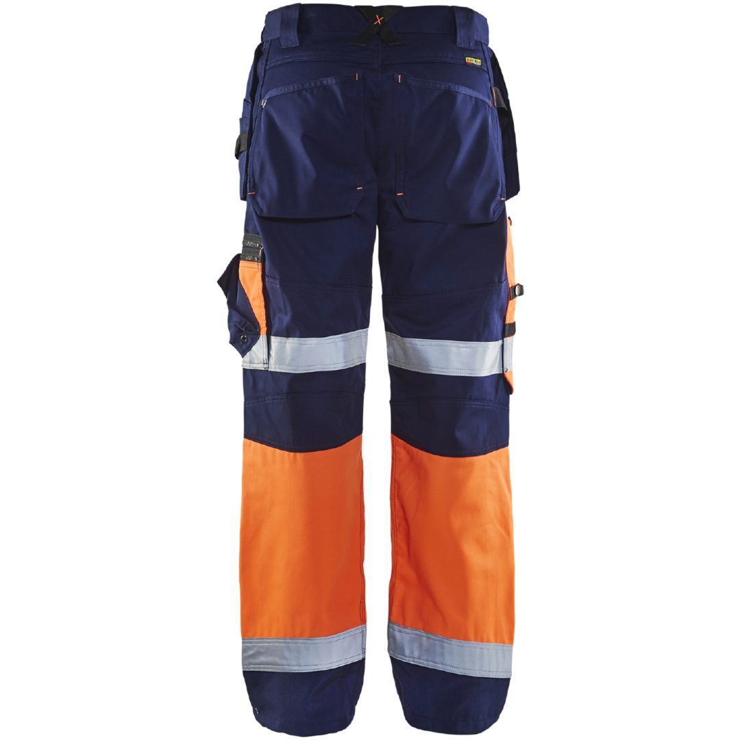 Bukser 15081860 Marine / Hivisorange BLÅKLÄDER BUKSER 15081860 MARINE/ORANGE 56 – billede 2