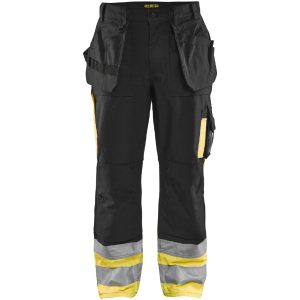 Bukser 15291370 Sort / Hivisgul BLÅKLÄDER