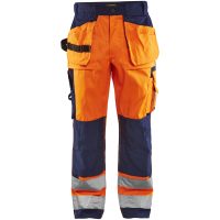 Bukser 15331860 Hivisorange / Marine BLÅKLÄDER