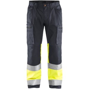 Bukser 15511811 Grå / Hivisgul BLÅKLÄDER