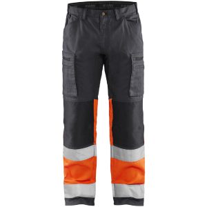 Bukser 15511811 Grå / Hivisorange BLÅKLÄDER