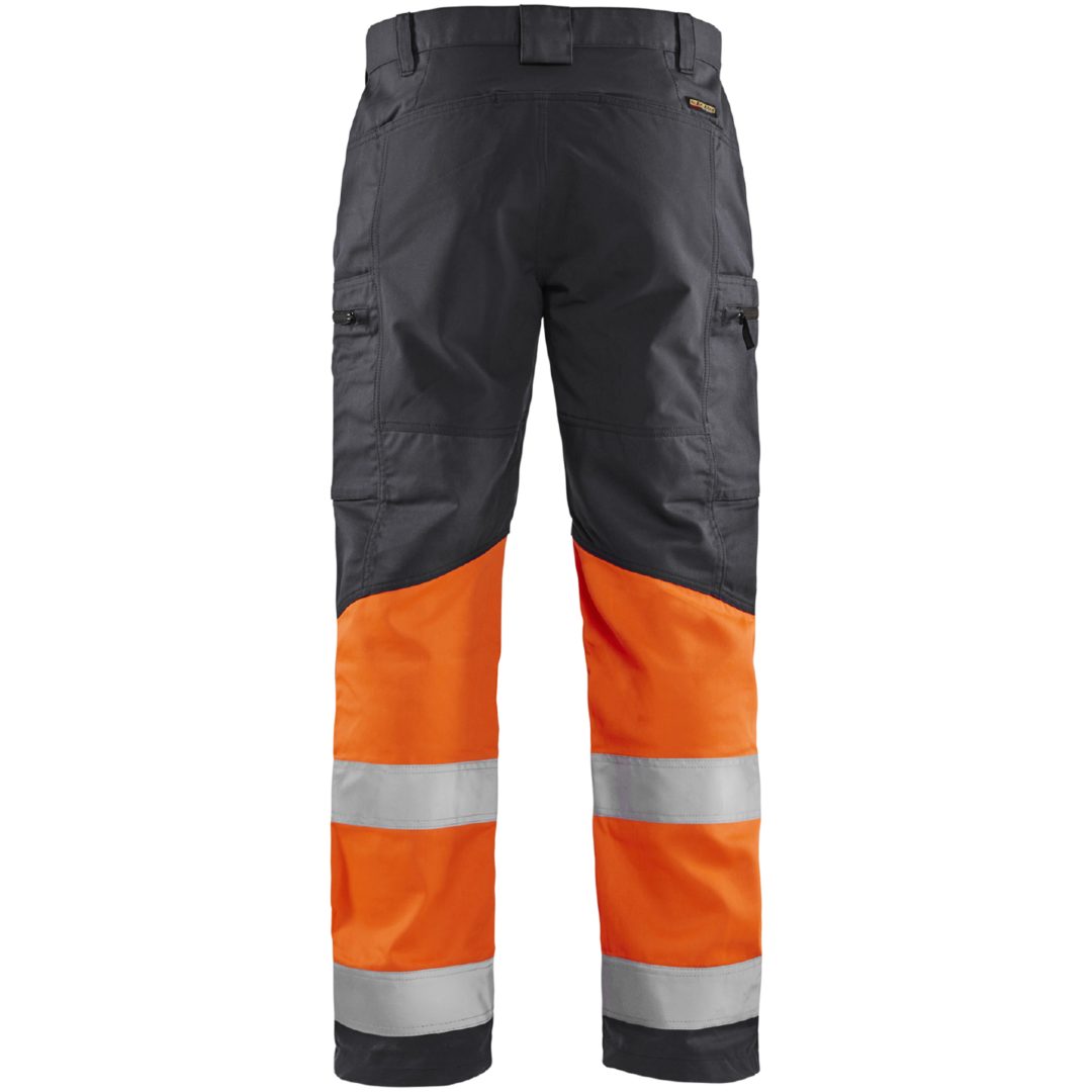 Bukser 15511811 Grå / Hivisorange BLÅKLÄDER BUKSER 15511811 MELLEMRÅ/O 44 – billede 2