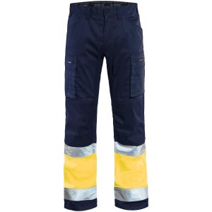 Bukser 15511811 Marine / Hivisgul BLÅKLÄDER