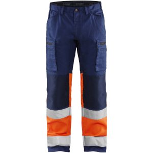 Bukser 15511811 Marine / Hivisorange BLÅKLÄDER
