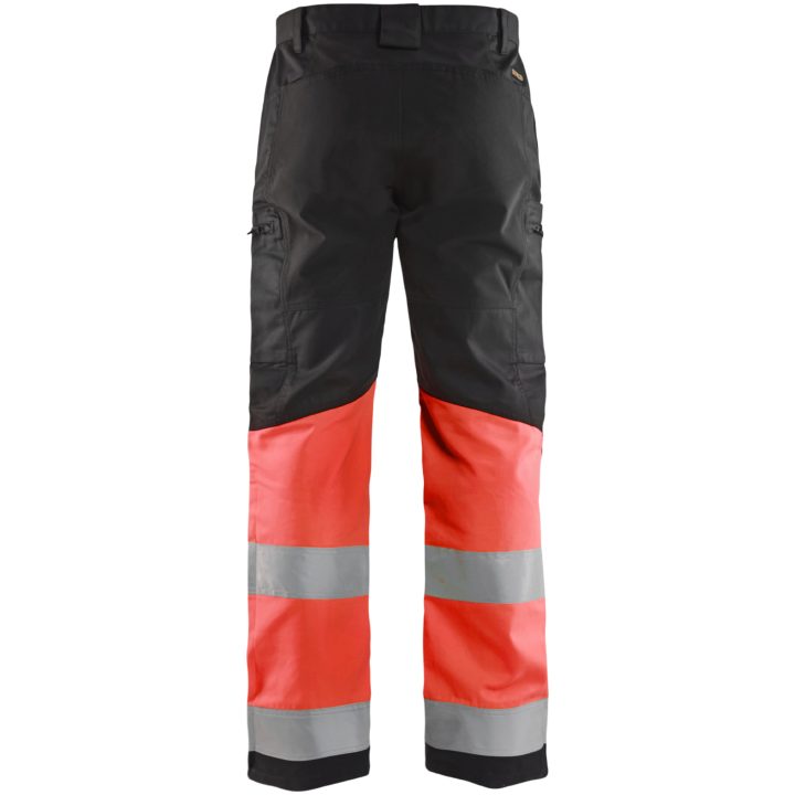 Bukser 15511811 Sort / Hivisrød BLÅKLÄDER BUKSER 15511811 SORT/RØD 44 – billede 2