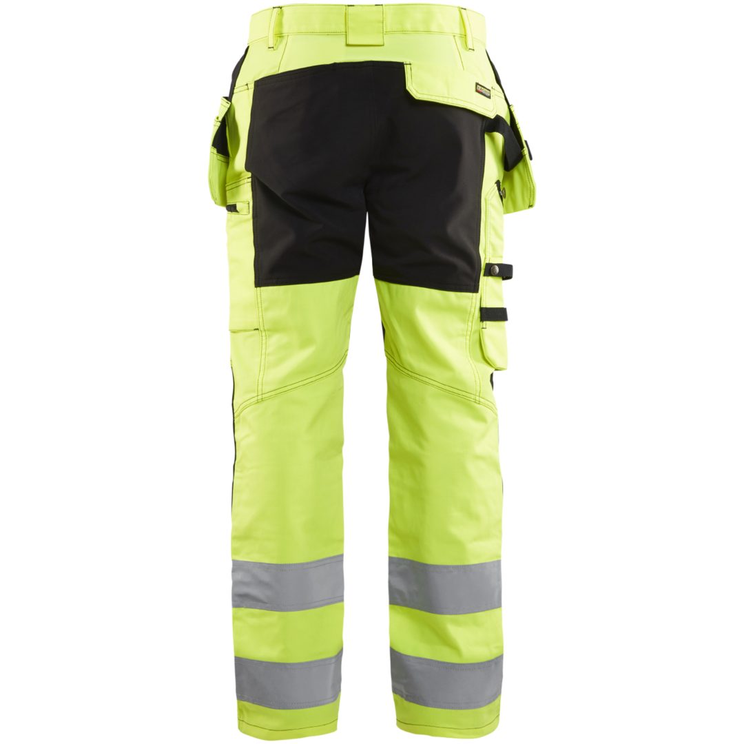 Bukser 15521811 Hivisgul / Sort BLÅKLÄDER BUKSER 15521811 GUL/SORT 46 – billede 2