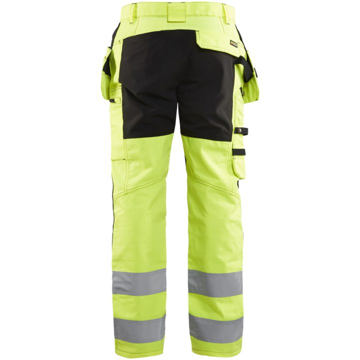 Bukser 15521811 Hivisgul / Sort BLÅKLÄDER BUKSER 15521811 GUL/SORT 46 – billede 2
