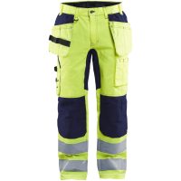 Bukser 15521811 Hivisgul / Sort BLÅKLÄDER