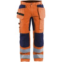 Bukser 15521811 Hivisorange / Marine BLÅKLÄDER