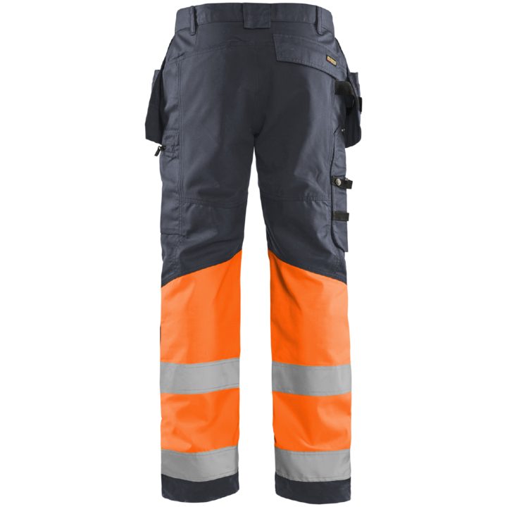 Bukser 15581811 Grå / Hivisorange BLÅKLÄDER BUKSER 15581811 MELLEMGÅ/O 44 – billede 2