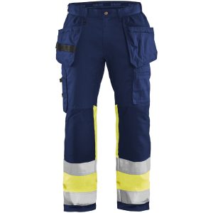 Bukser 15581811 Marine / Hivisgul BLÅKLÄDER