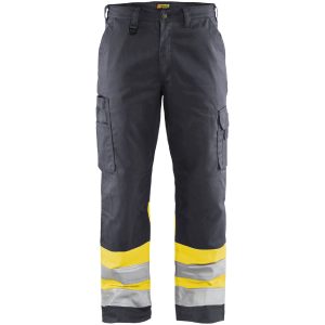 Bukser 15641811 Grå / Hivisgul BLÅKLÄDER