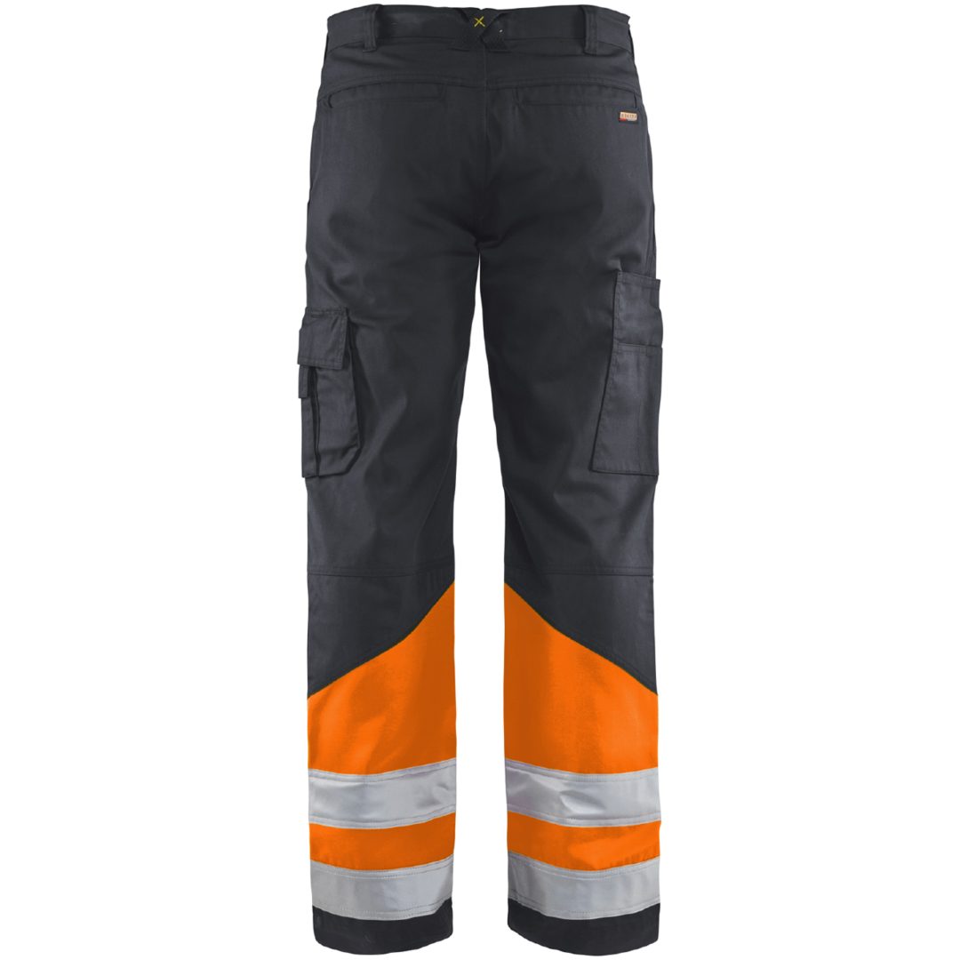 Bukser 15641811 Grå / Hivisorange BLÅKLÄDER BUKSER 15641811 GRÅ/ORANGE 44 – billede 2