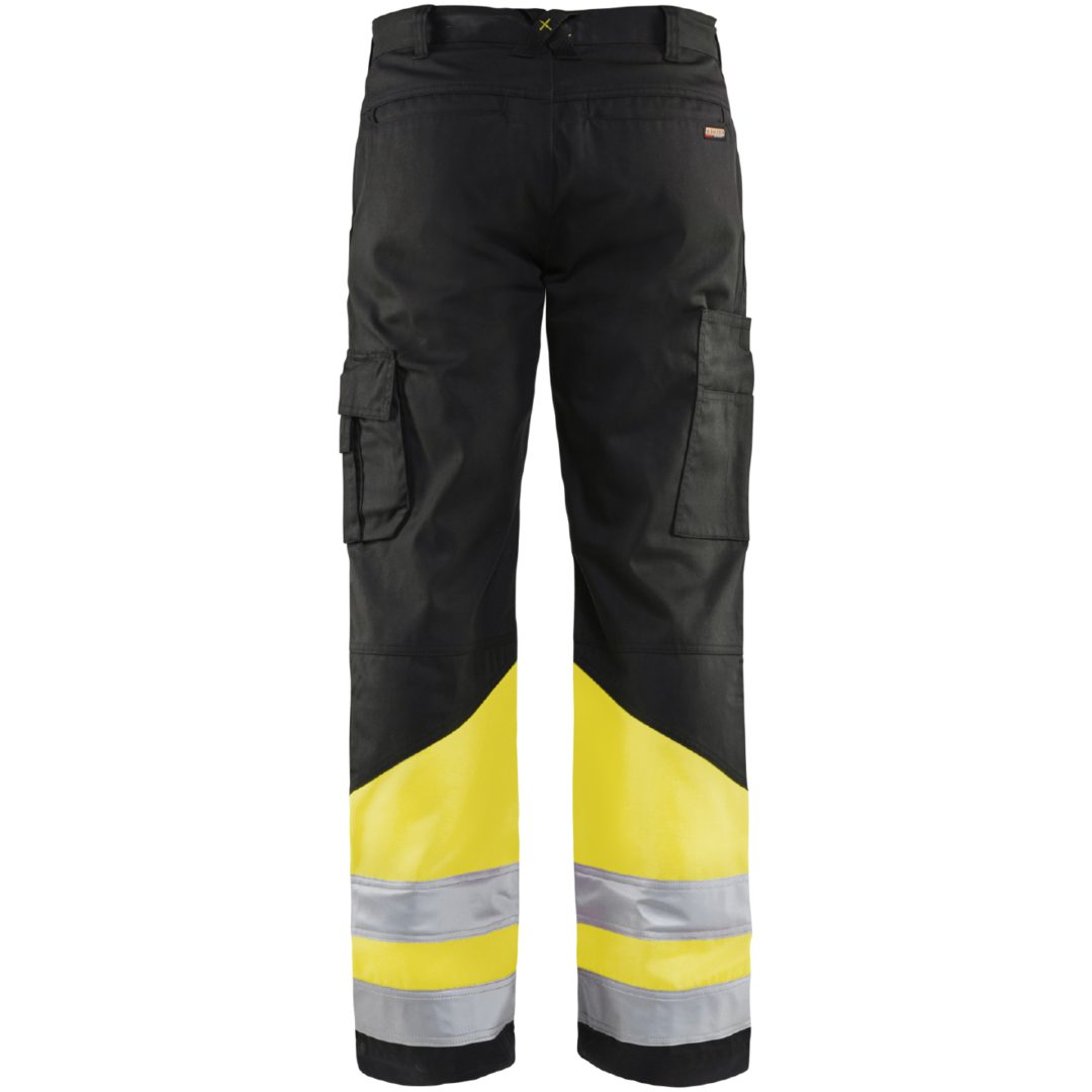 Bukser 15641811 Sort / Hivisgul BLÅKLÄDER BUKSER 15641811 SORT/GUL 44 – billede 2