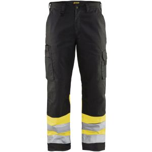 Bukser 15641811 Sort / Hivisgul BLÅKLÄDER