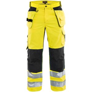 Bukser 15651811 Hivisgul / Sort BLÅKLÄDER