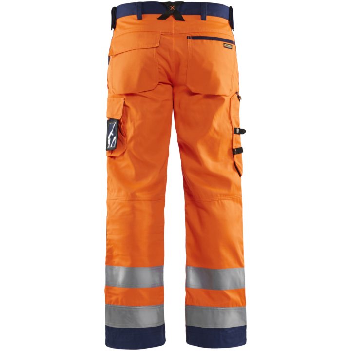 Bukser 15661811 Hivisorange / Marine BLÅKLÄDER BUKSER 15661811 ORANGE/MAR 44 – billede 2