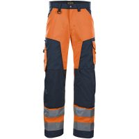 Bukser 15661811 Hivisorange / Marine BLÅKLÄDER