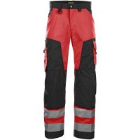 Bukser 15661811 Hivisrød / Sort BLÅKLÄDER