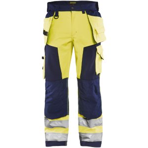 Bukser 15672517 Hivisgul / Marine BLÅKLÄDER