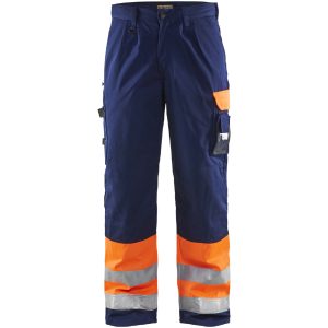 Bukser 15841860 Hivisorange / Marine BLÅKLÄDER