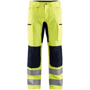 Bukser 15851811 Hivisgul / Sort BLÅKLÄDER
